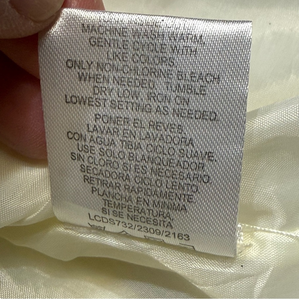 Cream/Ivory Girls Formal Dress - Size 3T - Lace - Tulle - Glitter - Picture 6 of 10